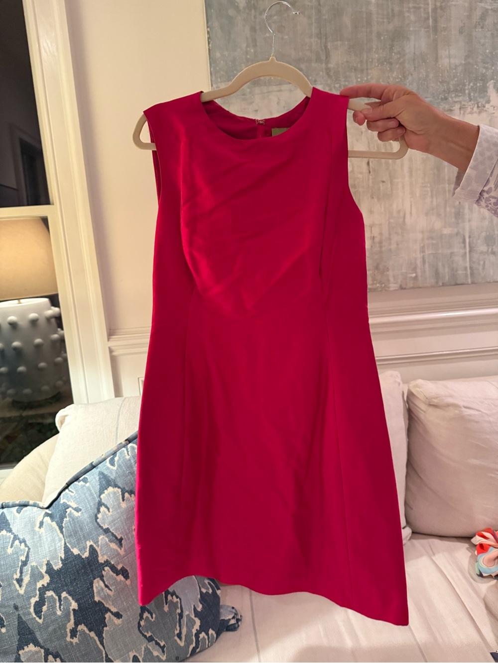 Sleeveless Hot Pink Women's Dress